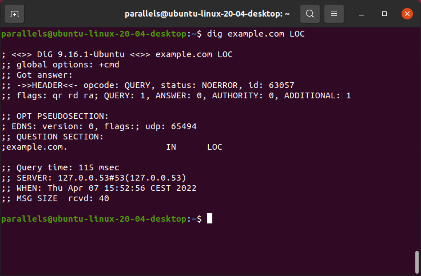 LOC lookup in Linux